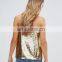 Sexy Sleeve blouse sequin t shirt fashion new design ladies fancy sequin top