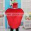 2016 high quality customed apple mascot costume for adults