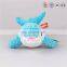 Golfinho Brinquedos Flanela, stuffed blue and gray color dolphin plush toy
