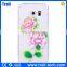 Paypal Accept Crafts Flower Pattern Soft PU Case for Samsung Galaxy S6 Edge G9250