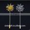 High quality boutonniere corsage men's suit fabric flower lapel pin