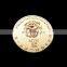  wholesale customized enqgraved rabbit logo souvenir gold coin