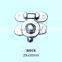 Decorative metal lock clasp for wooden box