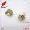 Factory supply 18mm Gold magnetic snap button for clothing