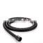 Modern Bathroom Square Brass body matte black Handheld Shower kit set