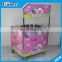 6 buckets fancy cotton candy machine in the cart cotton candy machine gas/flower cotton candy machine/cotton candy maker