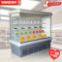 Yakq 3-meter commercial vertical freezer, fruit, vegetable, milk, beverage, air-cooled air curtain display freezer fruit fresh-keeping cabinet