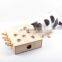 Interactive funny cat mouse toy cat hitting gopher traps for cat scratching/playing