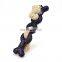 interactive rope strung through bone toy for small dogs durable play toy indoor and outdoor toy