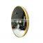 Wholesale gold aluminium framed wall mounted mirror round vanity mirror