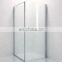 New style sliding bathroom curved tempered shower glass