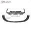 S-CLASS 2018year ~ W222 S63/S65 B style carbon fiber rear diffuser with exhaust tips and front lip fit for new S63/S65