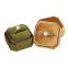 Custom Logo Square  flannel Ring Boxes Wedding Proposal Jewelry Ring Box