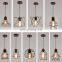 Different Types Iron Metal Cage Pendant Light E27 Decorative Lamps