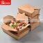 Wholesale price disposable Fast food paper bento box for restaurant