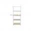 Portable Wood Shelf Storage Organize Multipurpose Storage Rack Open Shelf
