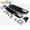 Diffuser & exhaust tip for Mercedes Benz GLA class  X156 pre facelift ABS diffuser  2014-2017