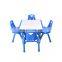 JQ Kindergarten Children School Classroom Furniture Furniture Kids Adjustable Study Plastic Fireproof Table and Chair for sale