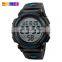 SKMEI 1258 Fashion LED Digital Outdoor Sports Watches 50M Waterproof Chronograph Big Dial Digital Wristwatches