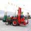Wheeled type Positive circulation tractor water well drilling rig