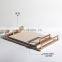 wholesale modern restaurant wedding interior rectangular grey orange red luxury nordic leather metal decor tray