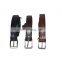 Genuine leather dress fashion business belt wholesale retail double piping durable hot sale OEM ODM