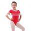 Kids Ballet Leotard Short Sleeve Dance Leotard and Lovely Gymnastics Leotard