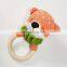 Best Price Crochet Animal Rattle, Soft Rattle Wooden Crochet Handmade Kid's Toy Vietnam Supplier Cheap Wholesale