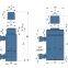 Deeleap brand high pressure double acting hydraulic cylinder