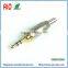 3.5mm Stereo Male Repair Headphone Jack Plug Audio Solder connevtor with Screw