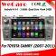 Wecaro WC-TC8006 Android 4.4.4 car dvd player touch screen for toyota camry navigation system android mirror link