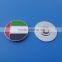 custom shaped oval & round lapel pin magnet badge for UAE 2016 national day