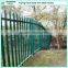 2.75 meters high zinc coating steel palisade D section fence