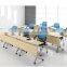 black color folding frame training table