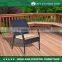 Black Wicker Outdoor Dining Chair