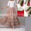 adult long rainbow skirt for women rainbow dance skirt for girl ruffles ladies petticoat holiday