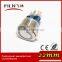 22mm diameter stainless steel anti vanda ringl Blue 120v LED illuminated momentary push button switches