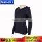 2015 New Womens Athletic Sport Shirt Training Long Sleeve T Shirt Racer Back Gy Tops Free Shipping 2019