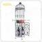 Antique wrought iron birdcage shape display rack metal wine rack