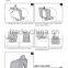 Tuix brand collection tablet pc mounts for Hyndai vehicles 2010-2015 year