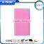 customize logo mobile portable charger 2015 slim charger 4000mah inbult cable