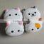 colorful silicone cat printing coin purse original design for promotion