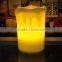 rechargable battery operated wedding party night club bar glowing light up led portable candle table lamp