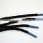 assorted color barrel wrapped silicon tip shoelace aglets custom shoelace charms