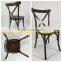 garden wood cross back chair, wedding chair