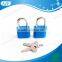 AJF Wholesale Popular Colorful Square Plastic Mini Key Locks