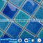 high quality low price blue hobby ceramic swimming pool mosaic tiles