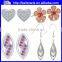 Fashion Women's Silver Micro Pave Earring, Fashion Pearl Earring ,Girl 925 Sterling Silver Earring