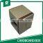 NEW SHAPE BROWN CORRUGATED CARDBOARD PAPER BOX FOR PACKAGING GLASS MUG WITH CLEAR WINDOW