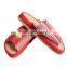 High quality comfortable linen open-toe slippers